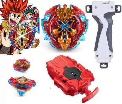 CrazyBuy Beyblade Burst B-48 Xeno Xcalibur Attack tornado Starter Launcher With Handle