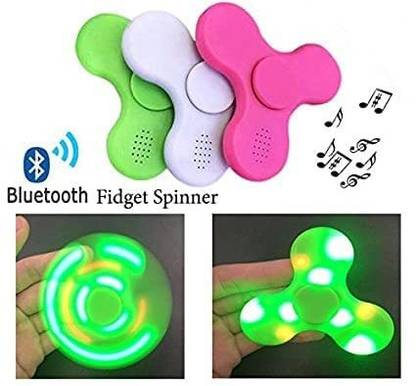 SHARPNAL Bluetooth Fidget Hand Spinner,Speaker LED Light & Music