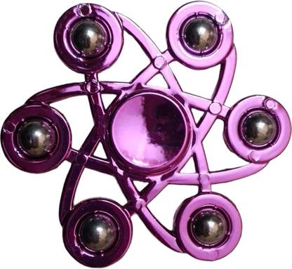 AKFLICKS Metal 6 Bullets Spinner Set of 1 Design & Colour May Vary