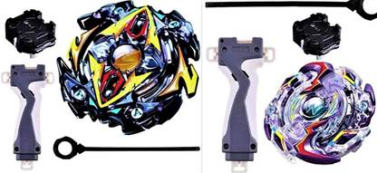 Thrifx Black and Purple Beyblade Gyro Burst Metal Spinner Beyblades (Complete Pack of2)