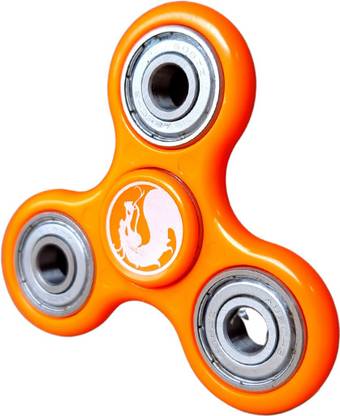 KARBD Three Ring Orange Metal Bearing Fidget Spinner Ultra Speed Plastic Wind Spinner