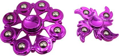 neoinsta shopping 2pc combo metal fidget spinners 8 sided pink and 4 sided pink toy Design-1