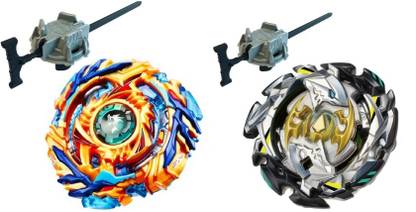 CrazyBuy Beyblade B-79 Startr Drain Fafnair.8.Nt & B-106 Bayblade Emperorr Launcher