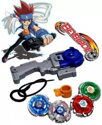 SHUANG YOU Beyblade Metal Fusion 4 bey with handle and Launcher