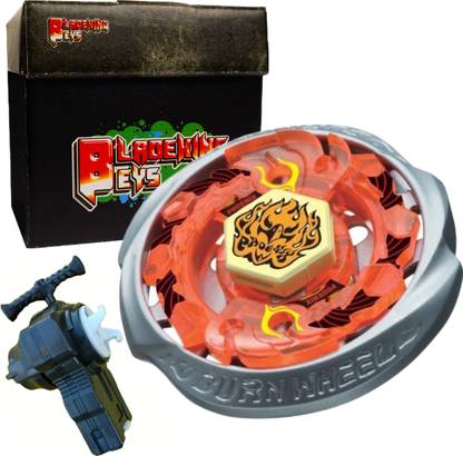 BLADEKING BEYS BB59 Burn Fireblaze 135MS Metal Fusion + fury String Launcher L/R+ storage Box