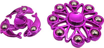 neoinsta shopping 2pc metal spinners combo with Pink Small size and Pink Big size-4