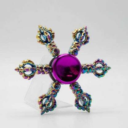 ANABGI Metal Scepter Fidget Spinner - Oil Slick Spining Sensory Toys(Pack of 1)