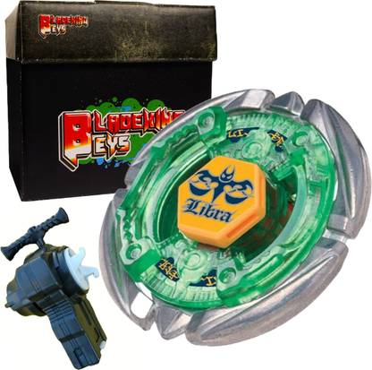 BLADEKING BEYS BB48 Flame Libra T125ES Metal Fusion set + fury String Launcher L/R+ storage Box