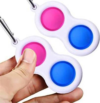 TRU TOYS Simple Dimple Fidget Toys.Soft Silicone Push Pop Bubble Fidget Toys for Adults