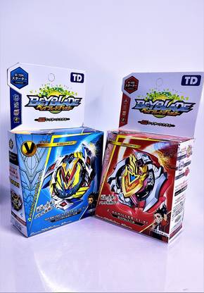 Thrifx Premium Edition High Speed 'Red Vs Blue' Spinners Beybladees (Pack of 2)