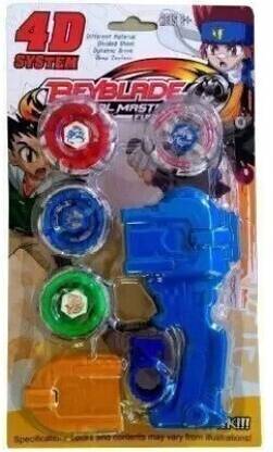 AKFLICKS BEYBLADE With Metal Fury 4d System Spinning Toy (Multicolor)