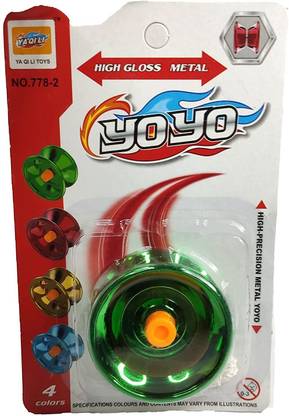 Gupta sales Best Yoyo Toys, high Speed Metal yoyo, Made in India,(Green),(Pack of 1)