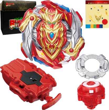 BLADEKING BEYS Set- B129 Cho-Z Achilless 0 Dimension + String Launcher LR + Toy Storage Box