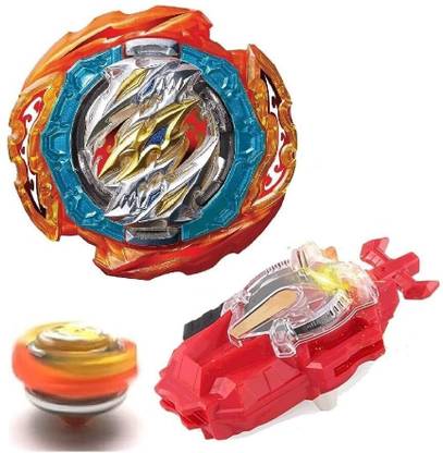 Bestie Toys Manga Spinning Top with Spark String Launcher Spin .(BOOSTER CYCLONE RAGNAROK)