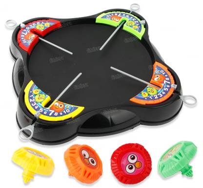 FIDDLERZ Spinning Top Game Toy for Kids with Stadium Fighters Battle Indoor Game