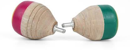 little toon Traditional Wooden Spinning Tops/ Lattu / Pambaram / Buguri With Thread
