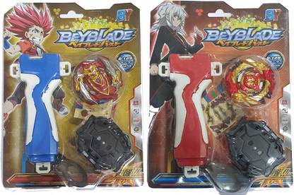 AZAD57 Beyblade Bust Cho Z Achilles B-129 and Lord Spryzen B-128 Spinning Top Combo