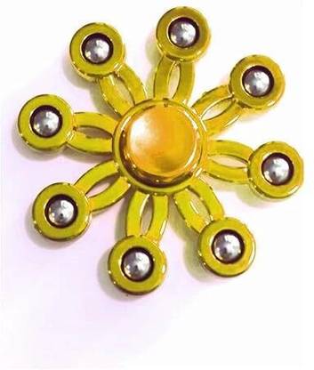 ParshvGroups Metal Spinner, Fidget Spinner, Golden Color (Pack of 1)