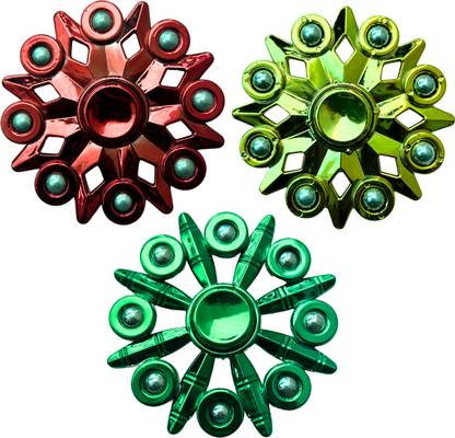 ALTOYS High-Speed Metal Fidget Spinner Toy – Smooth Finger spinner toy (pack of 3)
