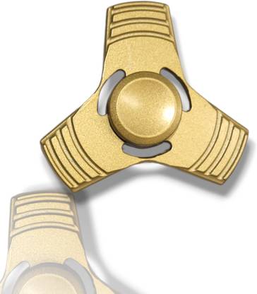 Shivsoft 3 Sided GOLDEN METAL Fidget Spinner