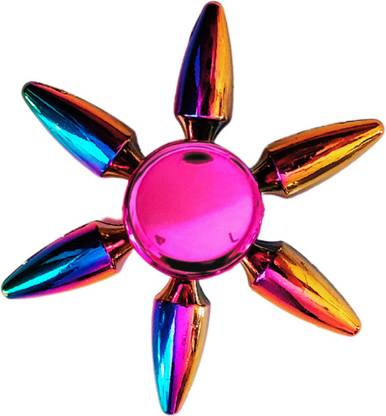 KARBD Rainbow Gyro Bullet Fidget Spinner Hand Toy Stress Relief Tabletop Game