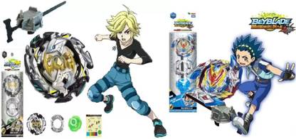 CrazyBuy Beyblade B-104 Startr Winning Valky VS B-106 Emperor Forneus