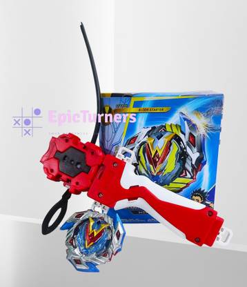 EpicTurners Premium Beyblades Blue Metal Beyblade Gyro Burst Spinner Pack of 1
