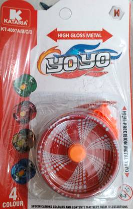 Shree Shyam Fine Quality Red Printed high Speed Metal YoYo Spiner Toy