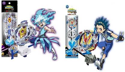 CrazyBuy New Edition B-104 Winning Valky & B-110 Bloody Longi beyblade Pack of 2