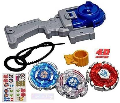 RAGVEE Beyblad 4D Metal Fusion Beyblats Combo Pack of 3 Beys