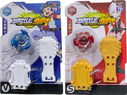 AZAD57 Beyblade Victory Valtryek V2 B-34 and Storm Spryzen S2 B-35 Starter Spinning Top
