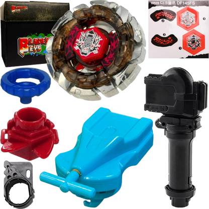BLADEKING BEYS B29 Dark Wolf DF145FS + 1 Way String Launcher (Right Spin) + Toy Storage Box