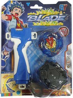 AZAD57 Beyblade Cho Z God Valtryek B-127 Spinning top with Handle Launcher