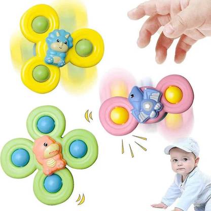 GRANTHI ENTERPRISE Butterfly Spinners Toy Waterproof Suction Cup Spinning Top Rotating