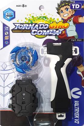 AZAD57 Beyblade Victory Valtryek B-34 Starter with Handle Launcher Spinning Top