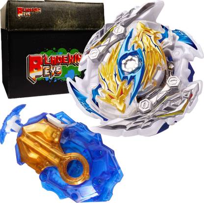 BLADEKING BEYS Kit- B144White Zwei Longinus Drake Spiral' Metsu +DB Launcher LR+Toy Storage Box