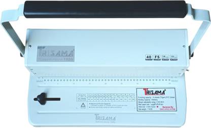 TRISAMA LGL/FS/A4 size Spiral Binding Machine with Margin Adjuster Manual Ring Binder Manual Wire Binder