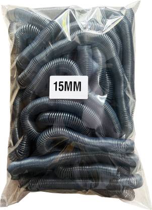 verena 15 MM Transparent Spiral Binding Heavy Quality Plastic Spiral Ring/Coil/Loop Manual Ring Binder