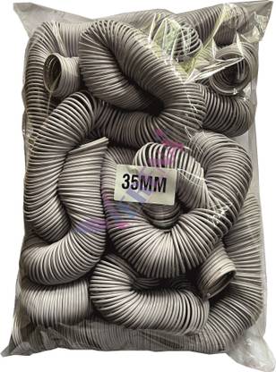 verena 35 MM Spiral Binding White Heavy Quality Plastic Spiral Ring/Coil/Loop Manual Ring Binder