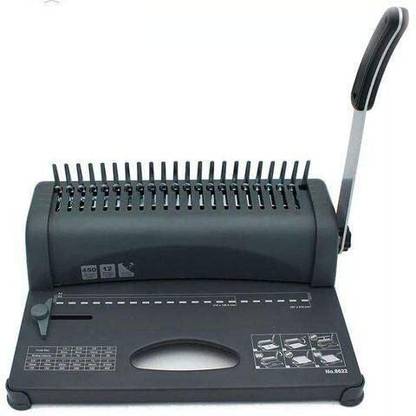 KANABEE High Volume Comb Binding Machine Accommodating- A4 Paper Sizes Manual Ring Binder