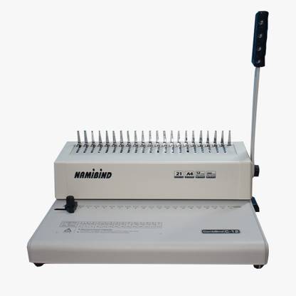 NAMIBIND Mini Comb Binding Machine A4 Size C-12 Manual Comb Binder