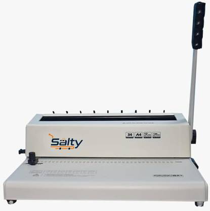 Salty White Mini virobinding Machine Manual Wire Binder