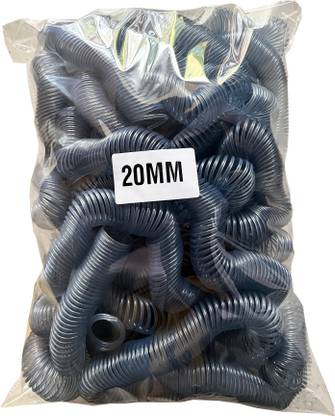 verena 20 MM Transparent Spiral Binding Heavy Quality Plastic Spiral Ring/Coil/Loop Manual Ring Binder