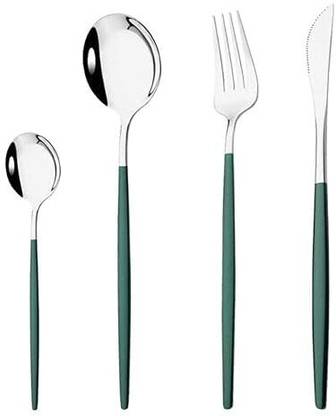 krishva chamchi Disposable Stainless Steel Table Spoon Set