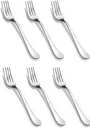 SANJU Steel spoon fork spoon chammach meggi chaaumin and Stainless Steel Table Spoon Set