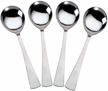 Fanqew 21cm Serving Spoon Set Stainless Steel Serving Spoon Set
