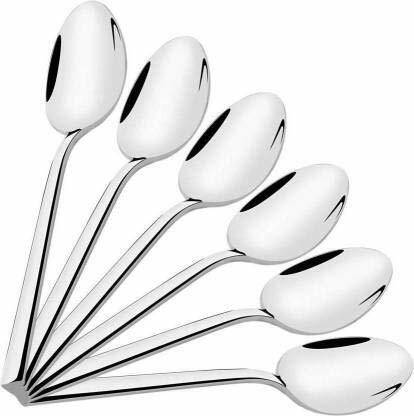 kodenipr Large Dinner Spoon Stainless Steel Table Spoon Set