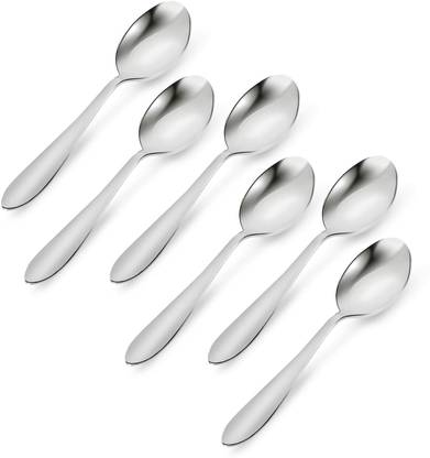 Kishco Classic Plain Stainless Steel Tea Spoon Set