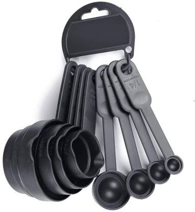tvAt SET of 8 Measuring Spoons Plastic Measuring Spoon Set