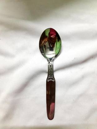Manojit Stainless Steel Smaller Size Tablespoon Stainless Steel Table Spoon, Tea Spoon
